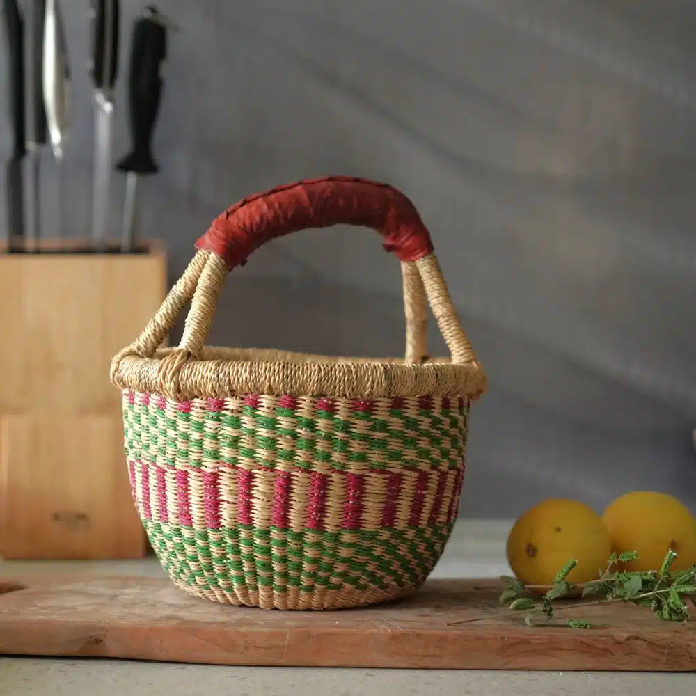 Small Round African Baskets